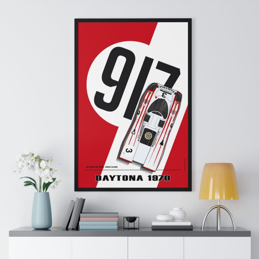 917 Daytona 1970, Elford - Ahrens, Framed Ford