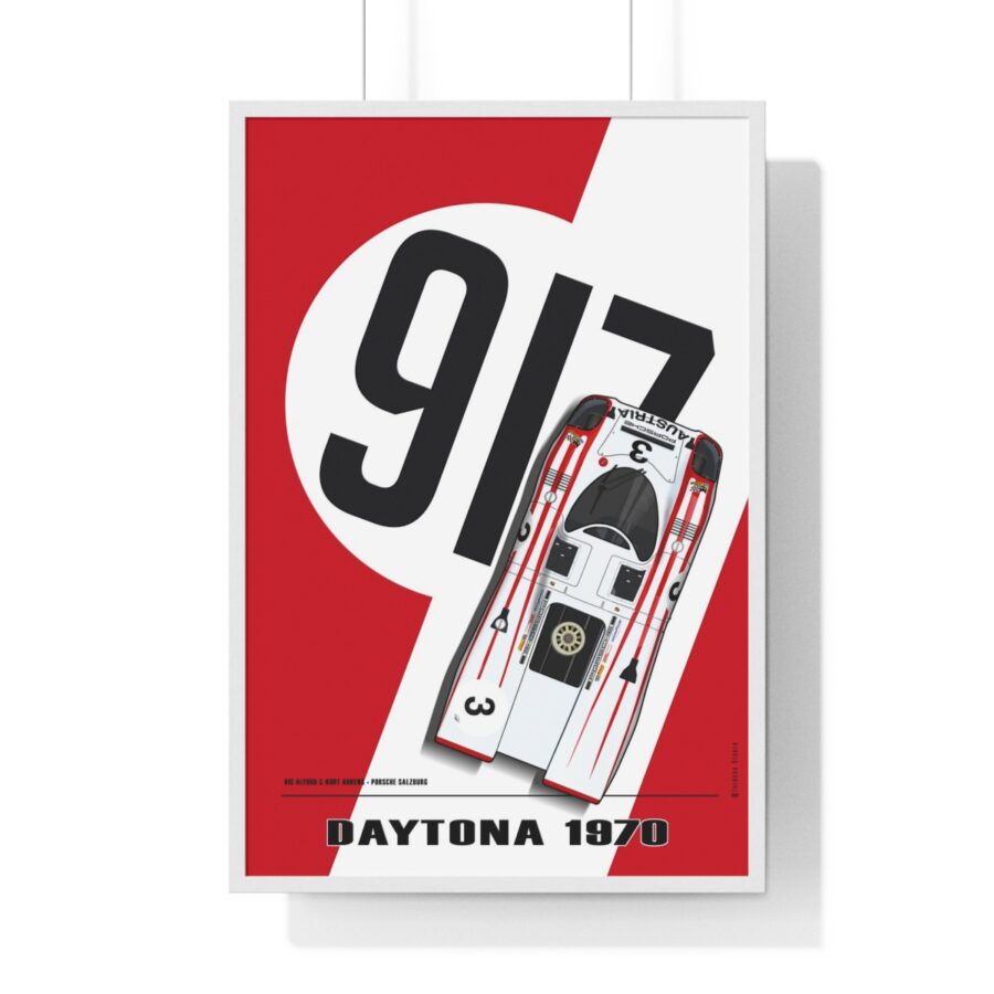 917 Daytona 1970, Elford - Ahrens, Framed Ford