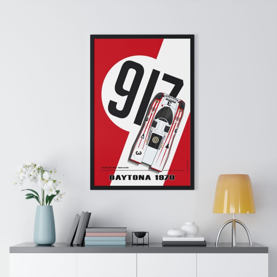 917 Daytona 1970, Elford - Ahrens, Framed Ford