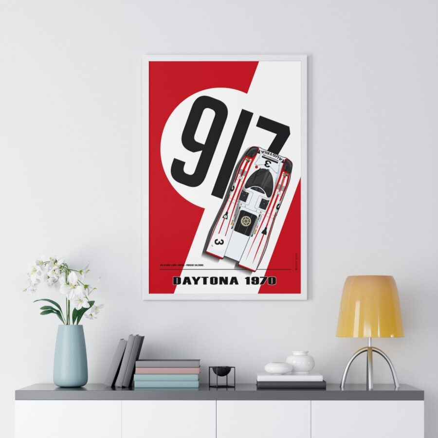 917 Daytona 1970, Elford - Ahrens, Framed Ford