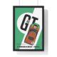 Ford GT40, Le Mans 1966, Donohue - Hawkins, Framed Ford GT40, Le Mans 1966, Donohue - Hawkins, Framed