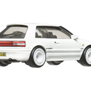 Mazda 323 GTR RHD (Right Hand Drive) White "Boulevard" Series Diecast Model Car by Hot Wheels from the Mazda store collection.