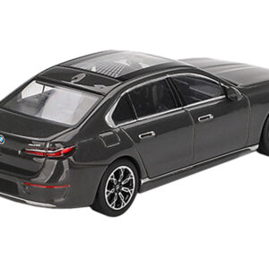BMW i7 xDrive60 Dravit Gray Metallic Limited Edition 1/64 Diecast Model Car by Mini GT  by Diecast Mania