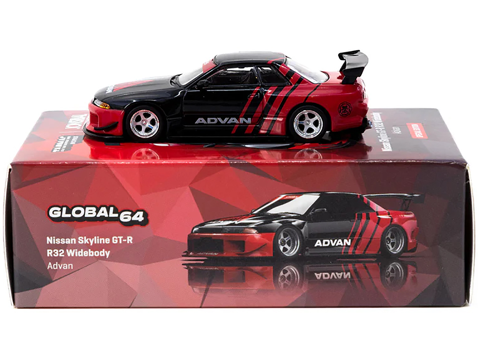 1/43 TAISAN ADVAN SKYLINE Gr.A 1993 #2 Black x Red | eBay