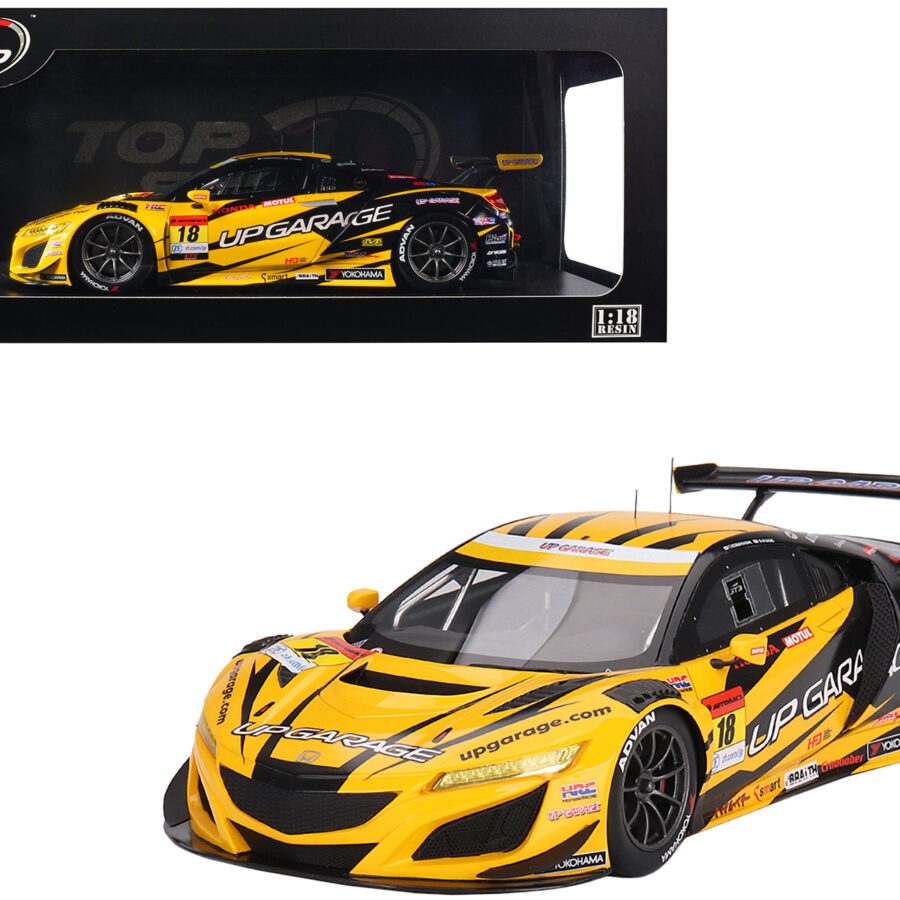 Honda NSX GT3 EVO22 #18 Takashi Kobayashi - Syun Koide "Team UpGarage" "Super GT Series" (2023) 1/18 Model Car by Top Speed Automotive