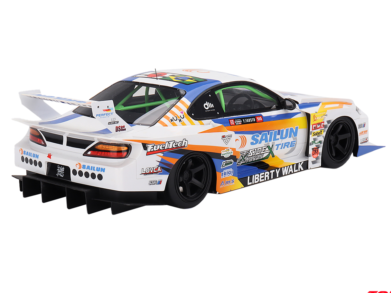 Nissan LB-Super Silhouette S15 SILVIA #555 Yukio Fausto Nissan LB-Super Silhouette S15 SILVIA #555 Yukio Fausto