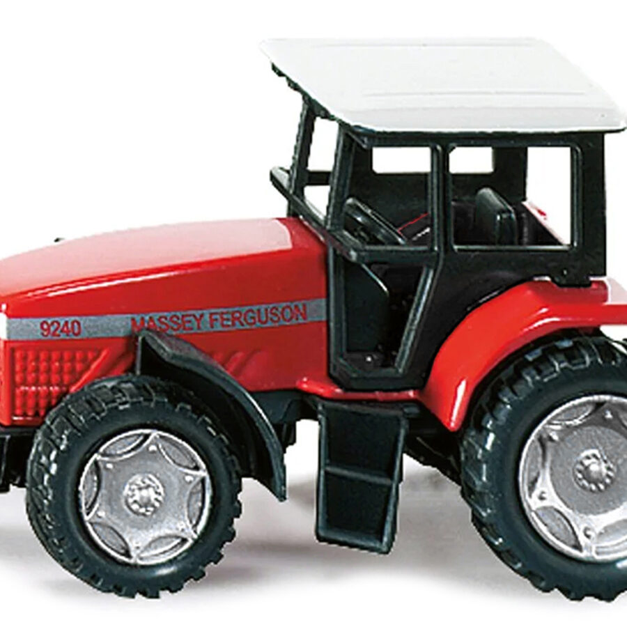 Massey Ferguson 9240 Tractor Red with White Top Diecast Model by Siku Automotive
