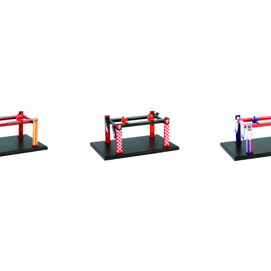 "Four-Post Lifts" Set of 3 pieces Series 6 1/64 Diecast Models by Greenlight Automotive