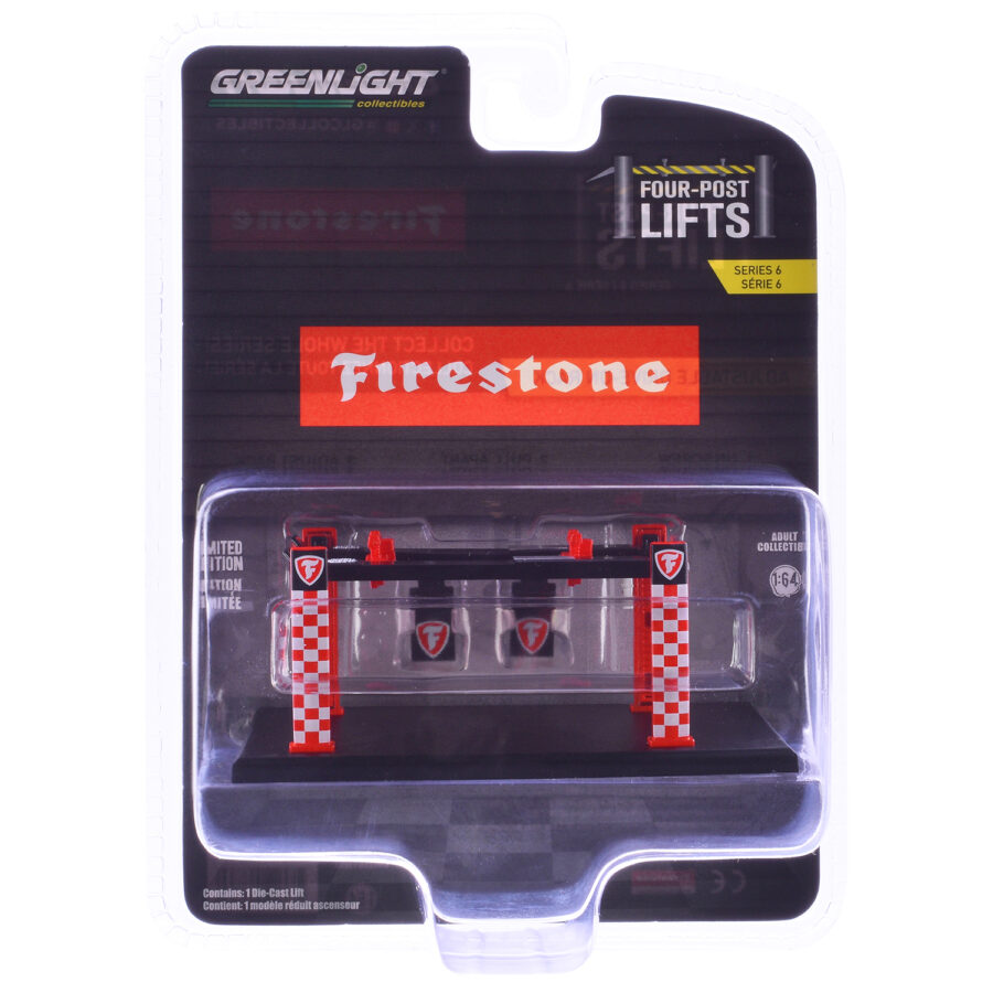 "Four-Post Lifts" Set of 3 pieces Series 6 1/64 Diecast Models by Greenlight Automotive