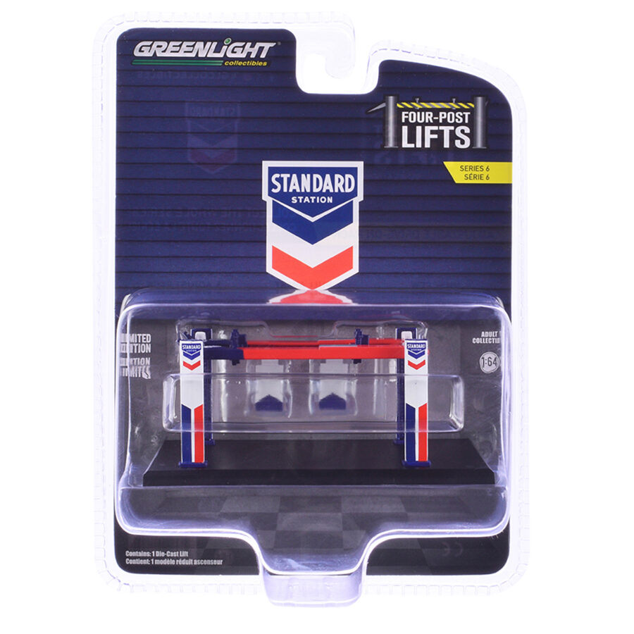 "Four-Post Lifts" Set of 3 pieces Series 6 1/64 Diecast Models by Greenlight Automotive