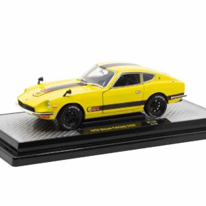 1970 Nissan Fairlady Z 432 RHD (Right Hand Drive) #3 Yellow with Black Stripes Limited Edition to 4250 pieces Worldwide 1/24 Diecast Model Car by M2 Machines  by Diecast Mania