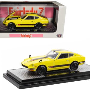 1970 Nissan Fairlady Z 432 RHD (Right Hand Drive) #3 Yellow with Black Stripes Limited Edition to 4250 pieces Worldwide 1/24 Diecast Model Car by M2 Machines  by Diecast Mania