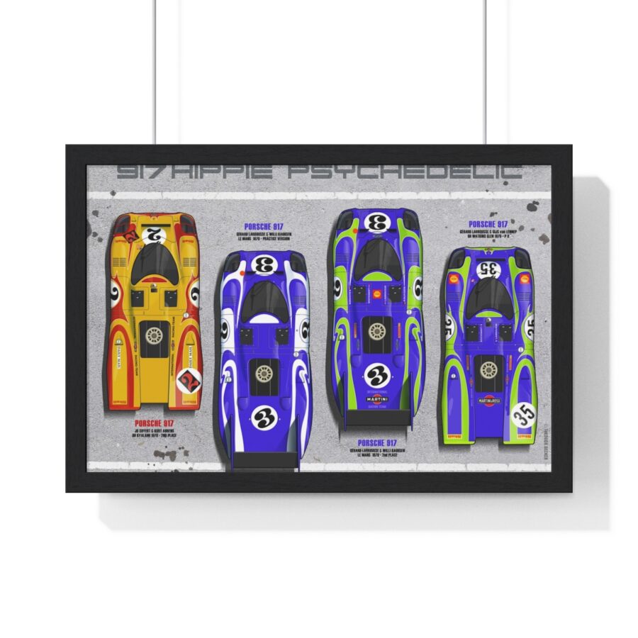 Porsche 917 Design Hippie Psychedelic WEC & Le Mans Memorabilia