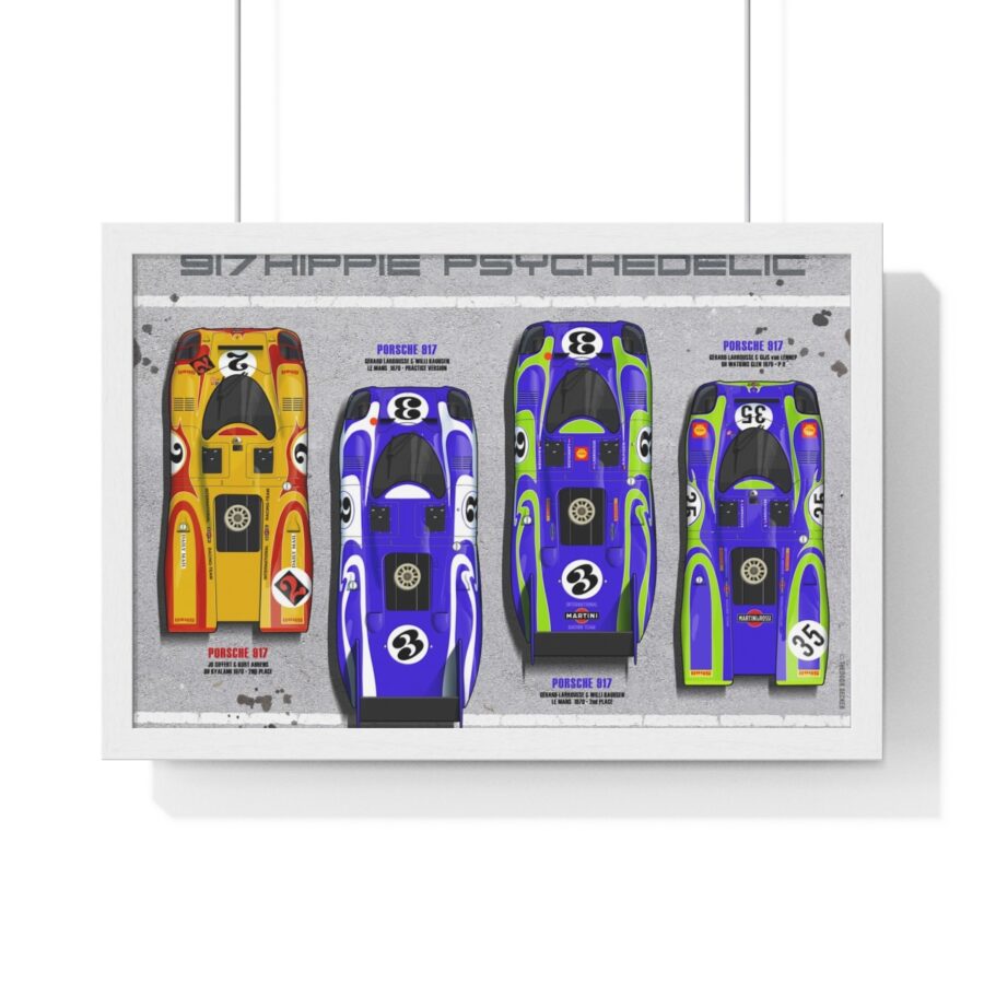 Porsche 917 Design Hippie Psychedelic WEC & Le Mans Memorabilia