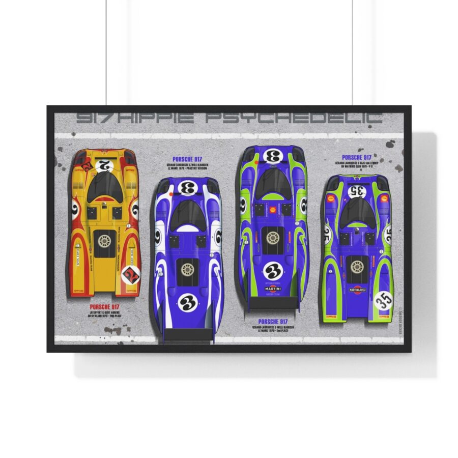 Porsche 917 Design Hippie Psychedelic WEC & Le Mans Memorabilia