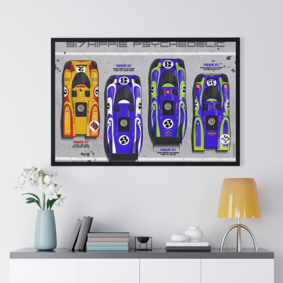 Porsche 917 Design Hippie Psychedelic WEC & Le Mans Memorabilia