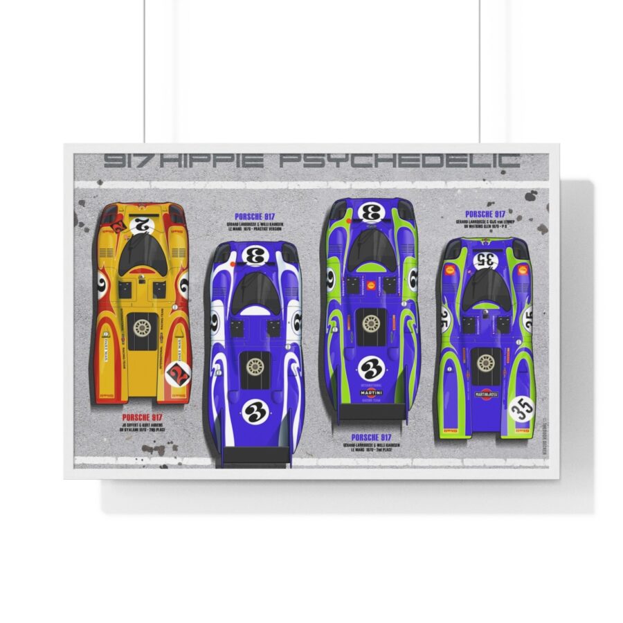 Porsche 917 Design Hippie Psychedelic WEC & Le Mans Memorabilia