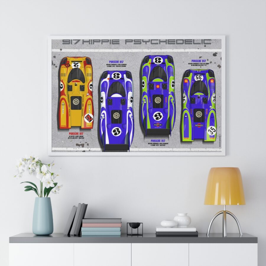 Porsche 917 Design Hippie Psychedelic WEC & Le Mans Memorabilia