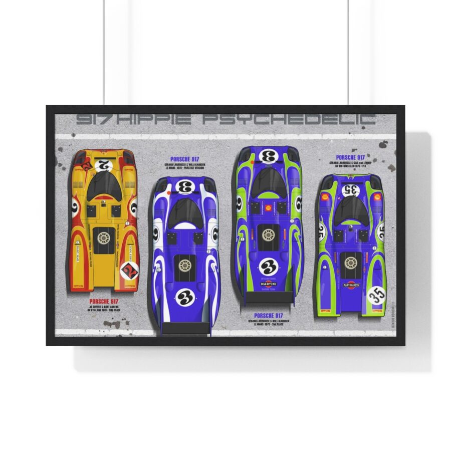Porsche 917 Design Hippie Psychedelic WEC & Le Mans Memorabilia
