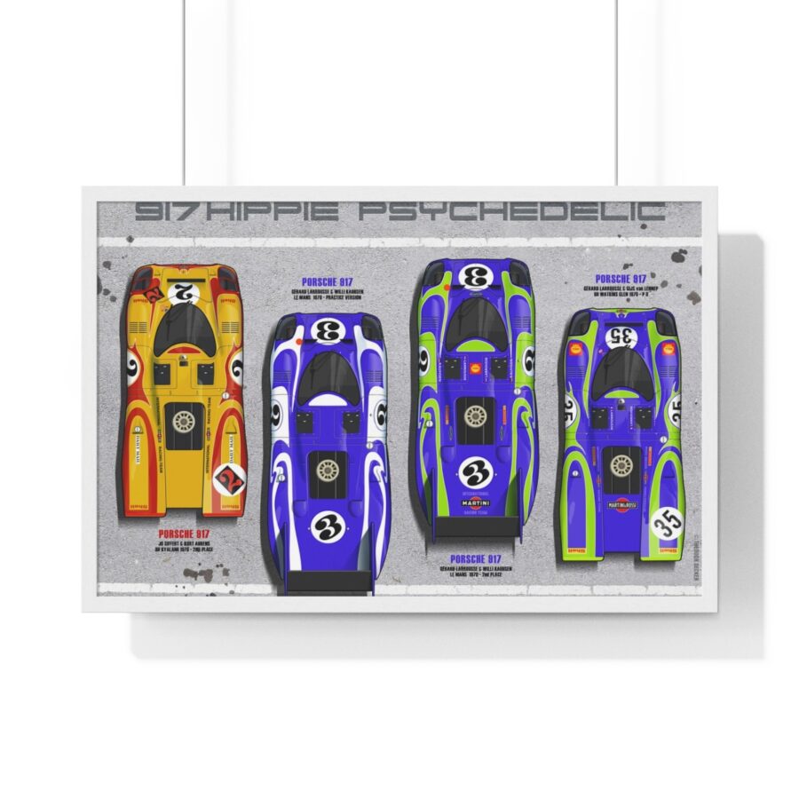 Porsche 917 Design Hippie Psychedelic WEC & Le Mans Memorabilia