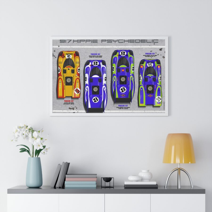Porsche 917 Design Hippie Psychedelic WEC & Le Mans Memorabilia