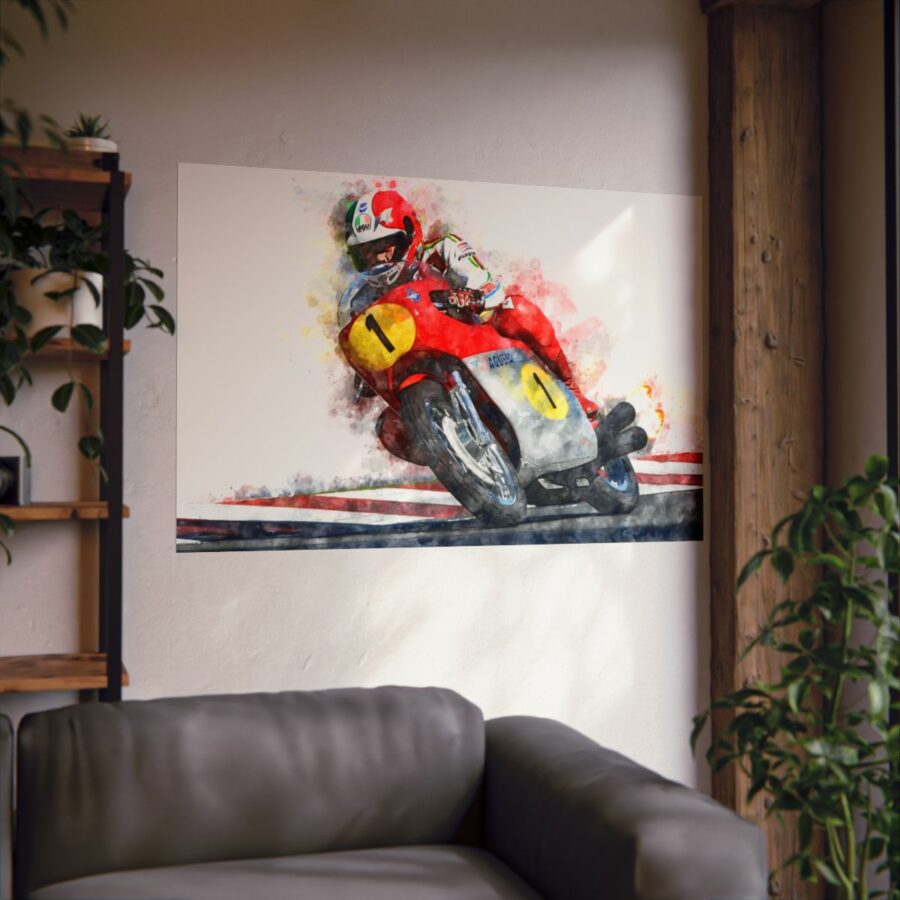 Giacomo Agostini, MV Agusta, MotoGP, Poster MotoGP Art