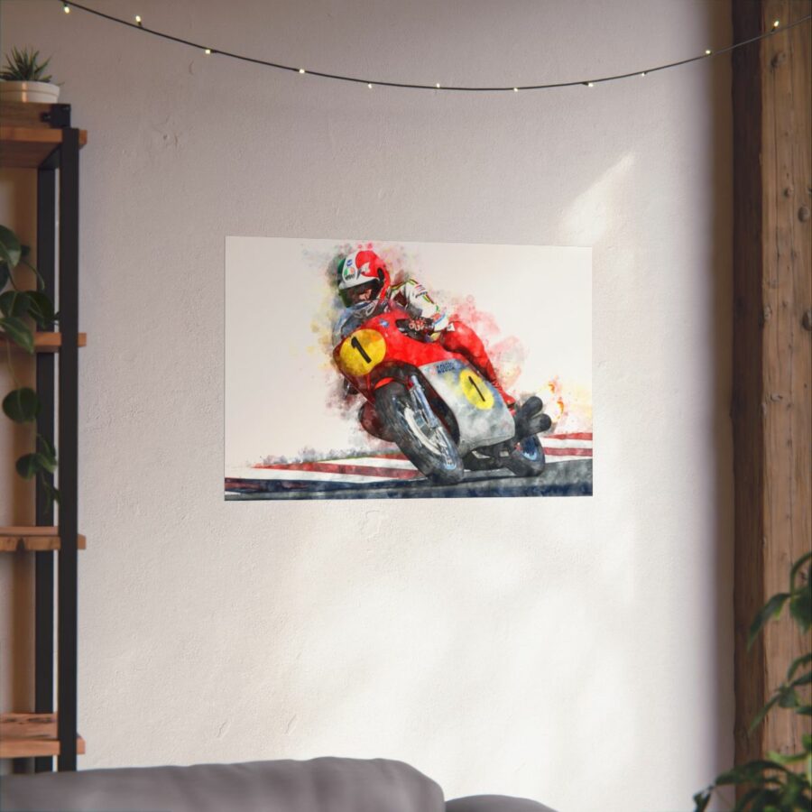 Giacomo Agostini, MV Agusta, MotoGP, Poster MotoGP Art