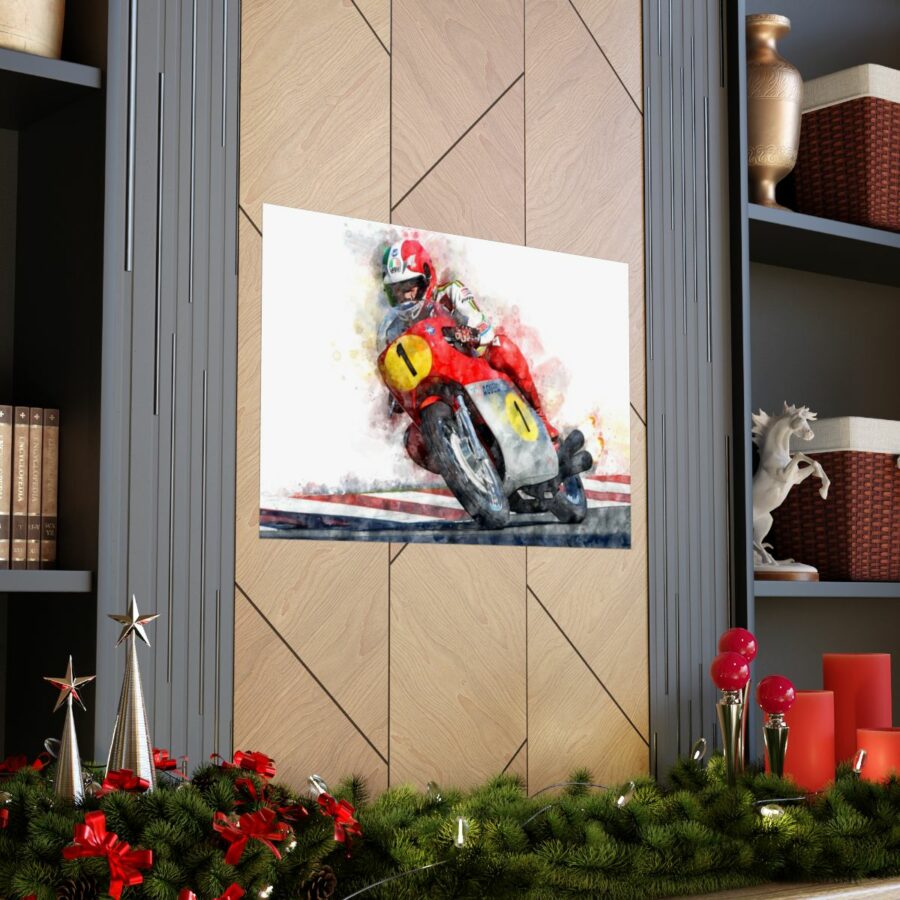 Giacomo Agostini, MV Agusta, MotoGP, Poster MotoGP Art
