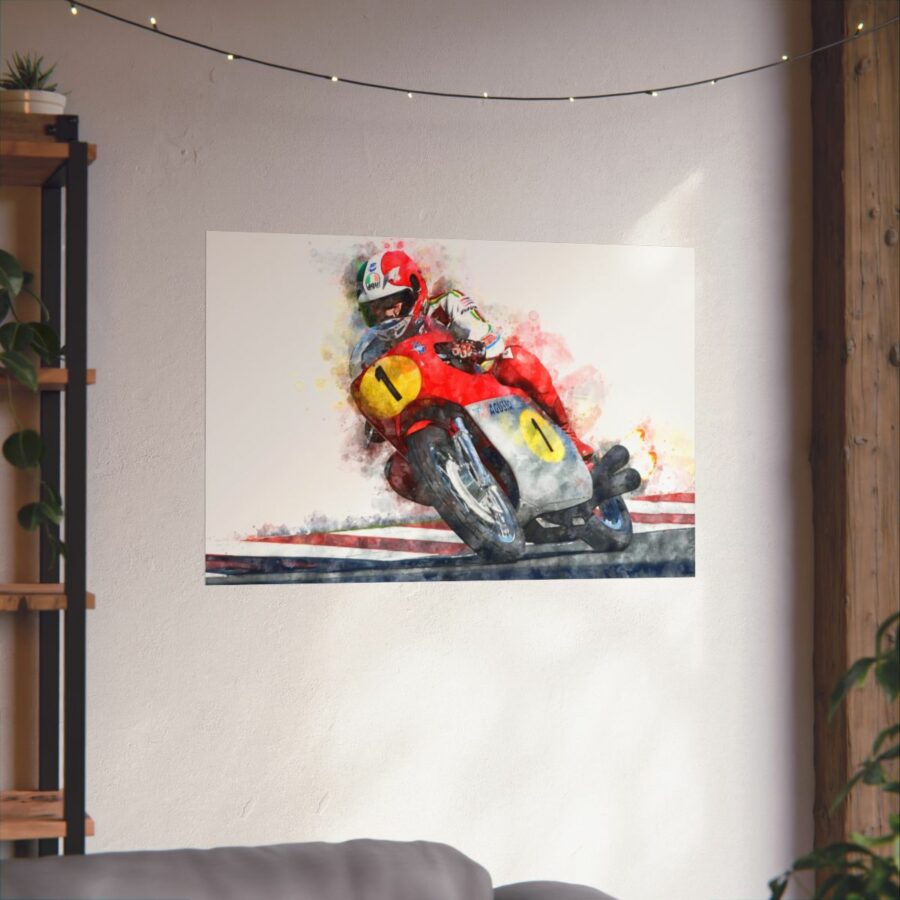 Giacomo Agostini, MV Agusta, MotoGP, Poster MotoGP Art