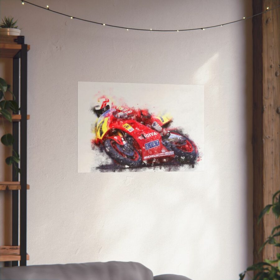 Eddie Lawson MotoGP, Poster MotoGP Art