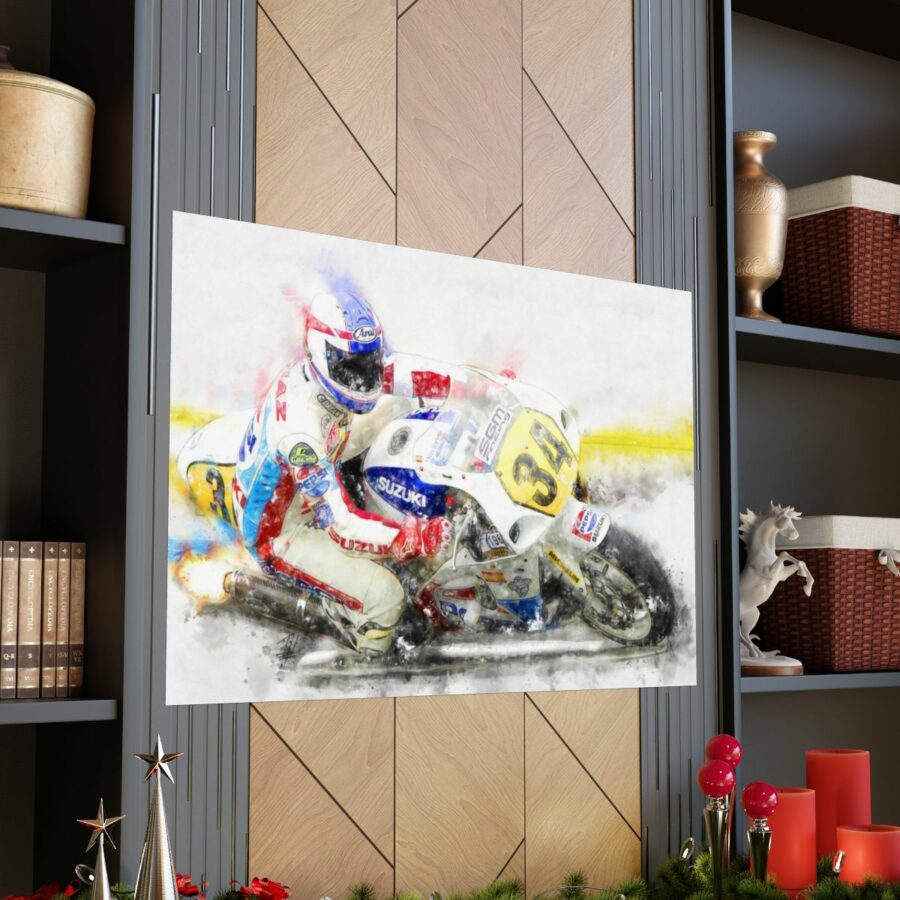 Kevin Schwantz MotoGP, Poster MotoGP Art