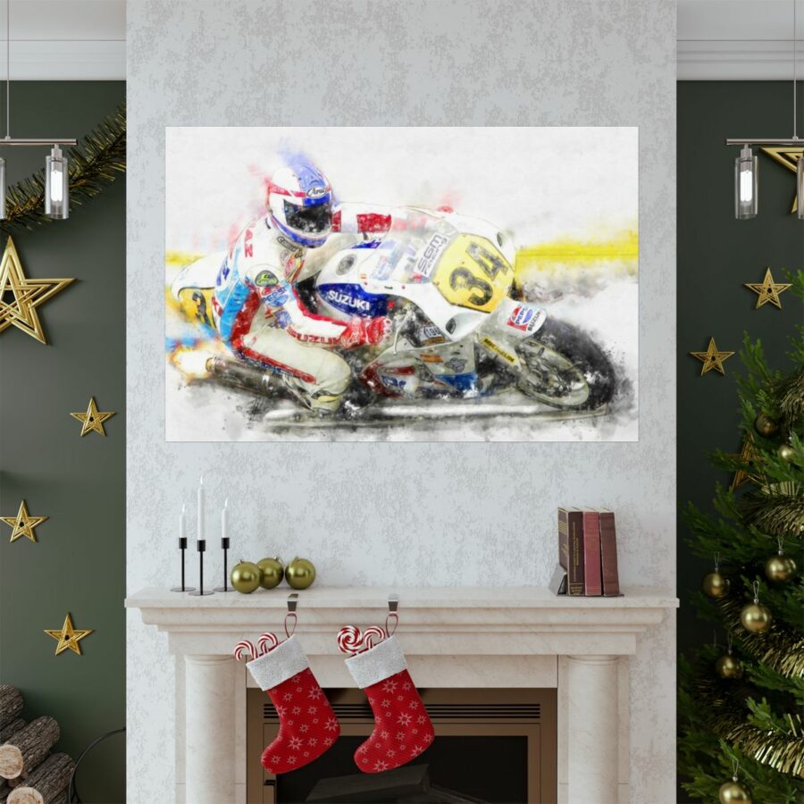 Kevin Schwantz MotoGP, Poster MotoGP Art