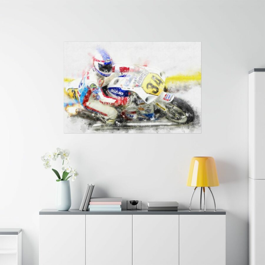Kevin Schwantz MotoGP, Poster MotoGP Art