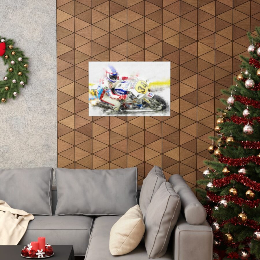 Kevin Schwantz MotoGP, Poster MotoGP Art