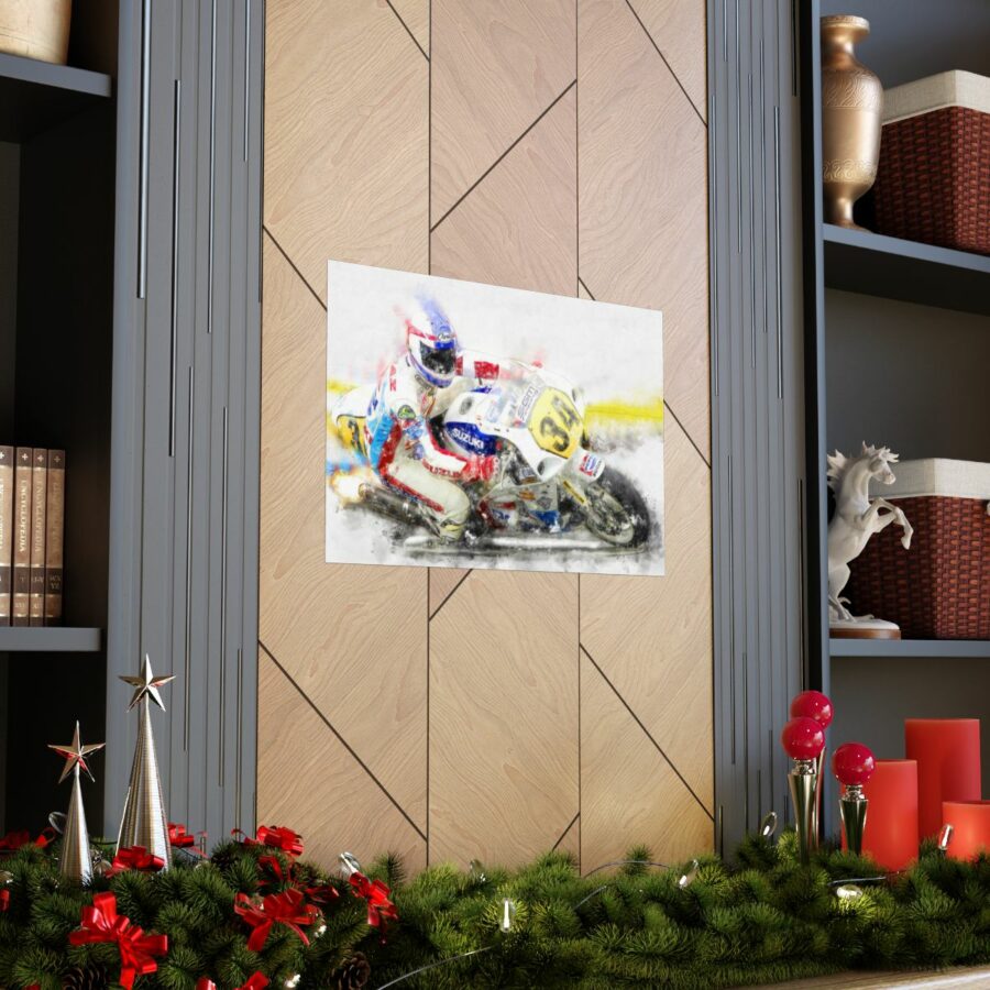 Kevin Schwantz MotoGP, Poster MotoGP Art