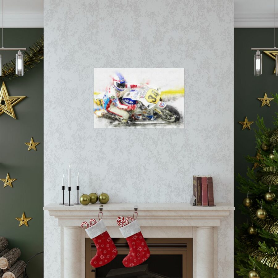 Kevin Schwantz MotoGP, Poster MotoGP Art