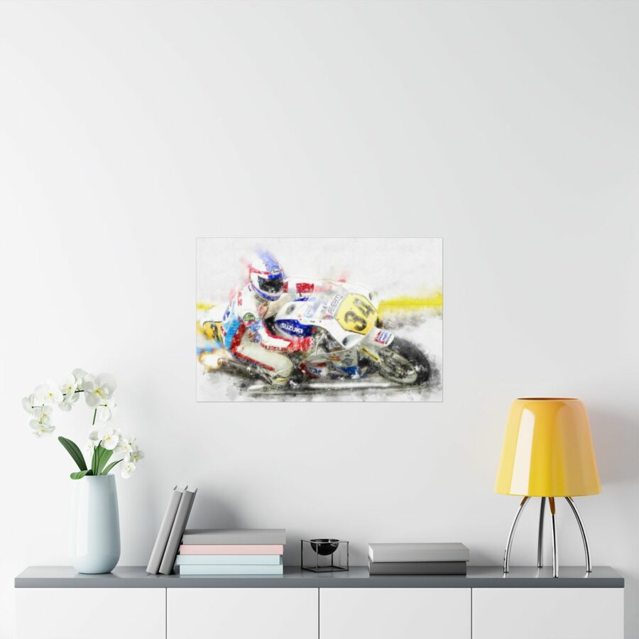 Kevin Schwantz MotoGP, Poster MotoGP Art