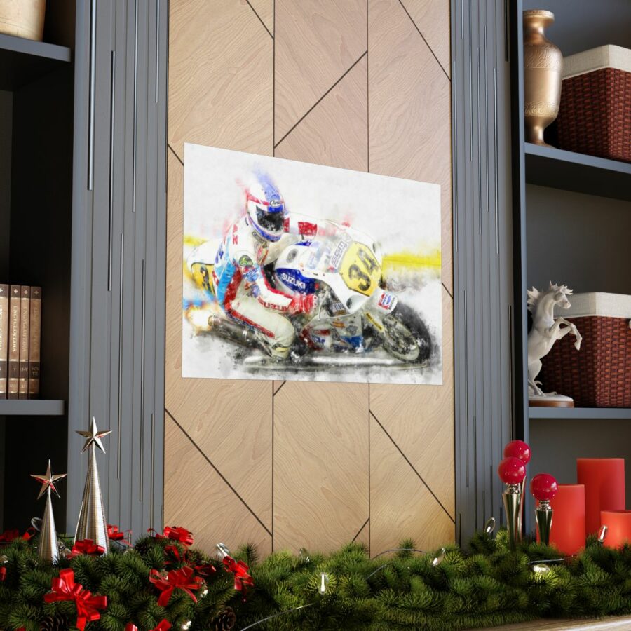Kevin Schwantz MotoGP, Poster MotoGP Art