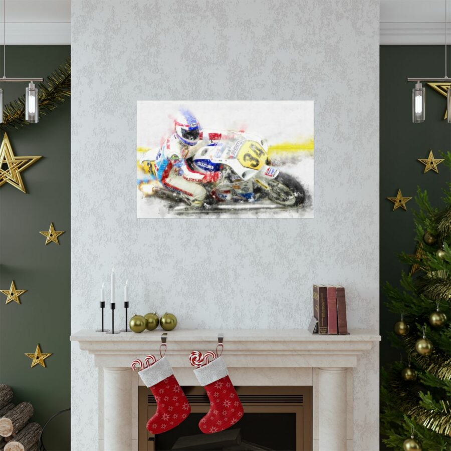 Kevin Schwantz MotoGP, Poster MotoGP Art