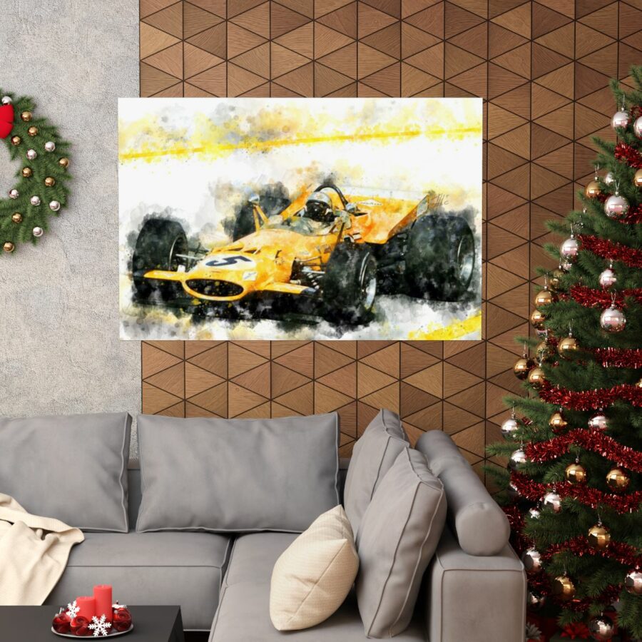 Bruce McLaren 1969 Formula One, Poster F1 Jackets