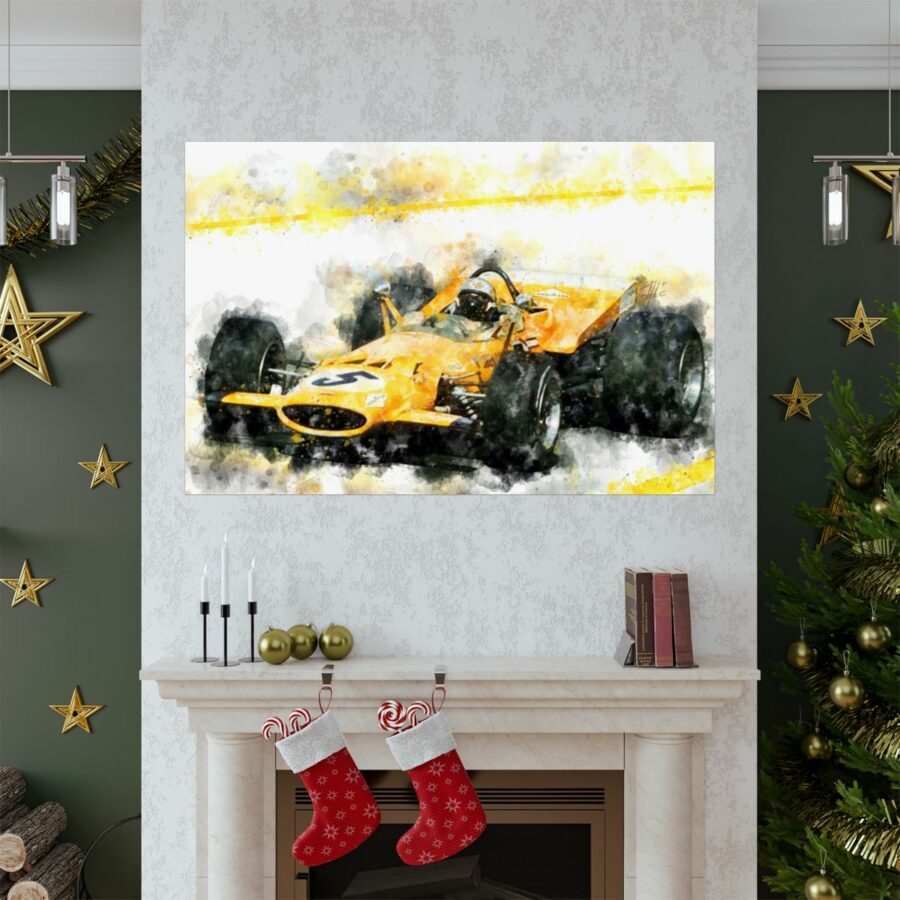 Bruce McLaren 1969 Formula One, Poster F1 Jackets