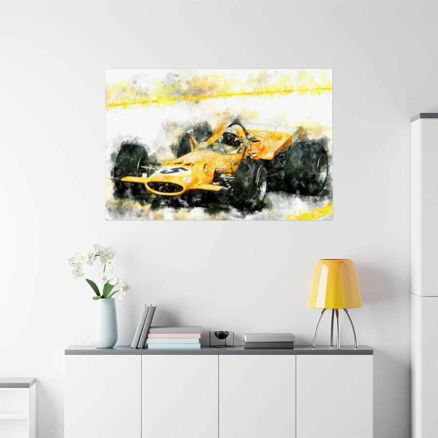 Bruce McLaren 1969 Formula One, Poster F1 Jackets