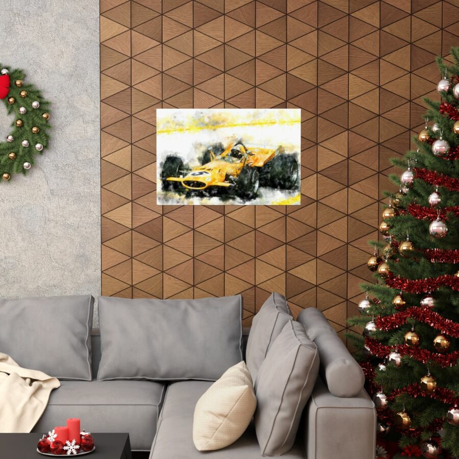 Bruce McLaren 1969 Formula One, Poster F1 Jackets