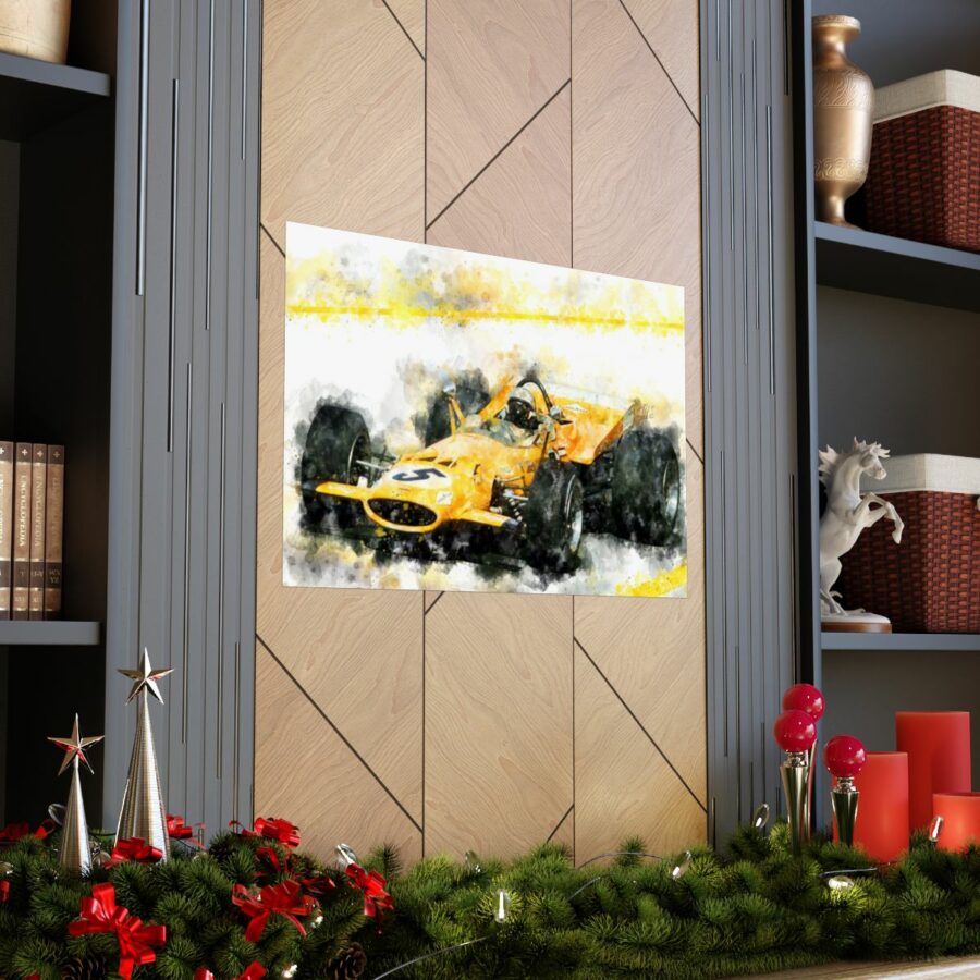Bruce McLaren 1969 Formula One, Poster F1 Jackets