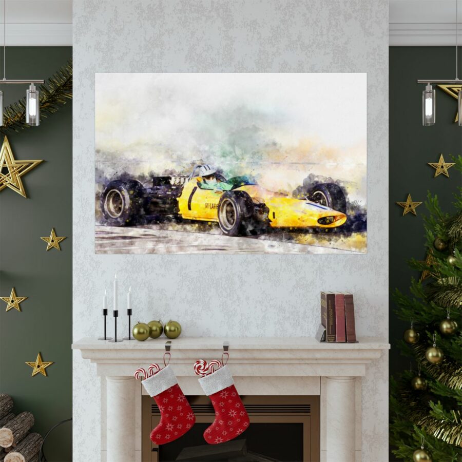 Denny Hulme, McLaren 1968 Formula One, Poster F1 Art