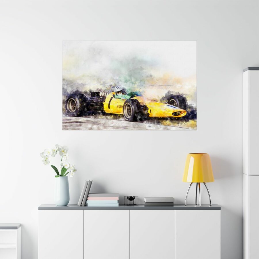 Denny Hulme, McLaren 1968 Formula One, Poster F1 Art