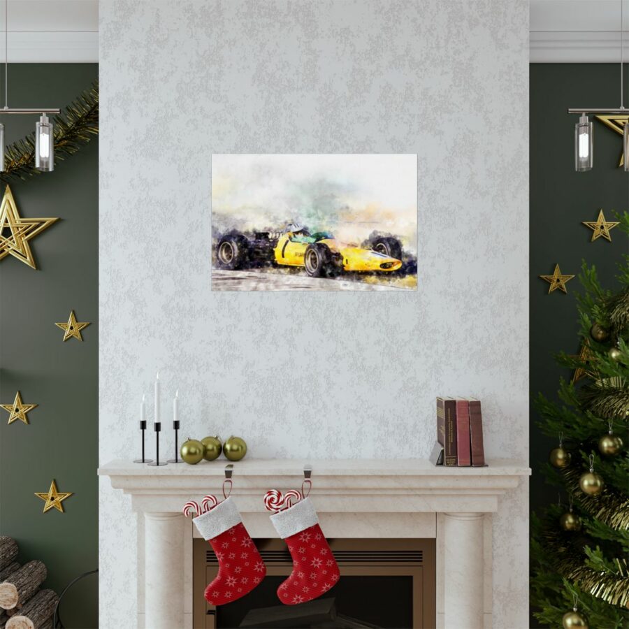 Denny Hulme, McLaren 1968 Formula One, Poster F1 Art