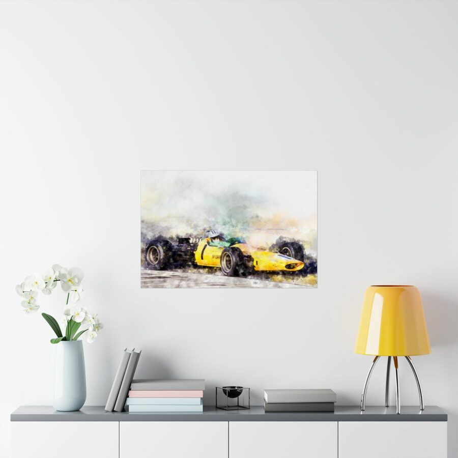 Denny Hulme, McLaren 1968 Formula One, Poster F1 Art