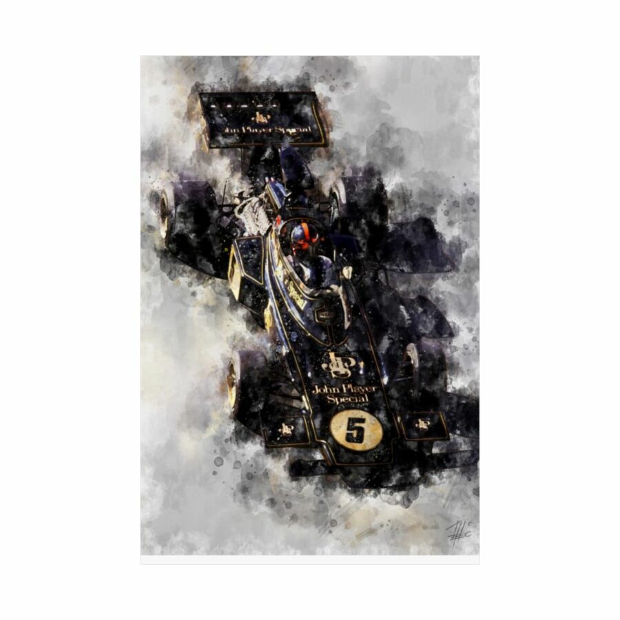 Emerson Fittipaldi, Formula One, Poster F1 Art
