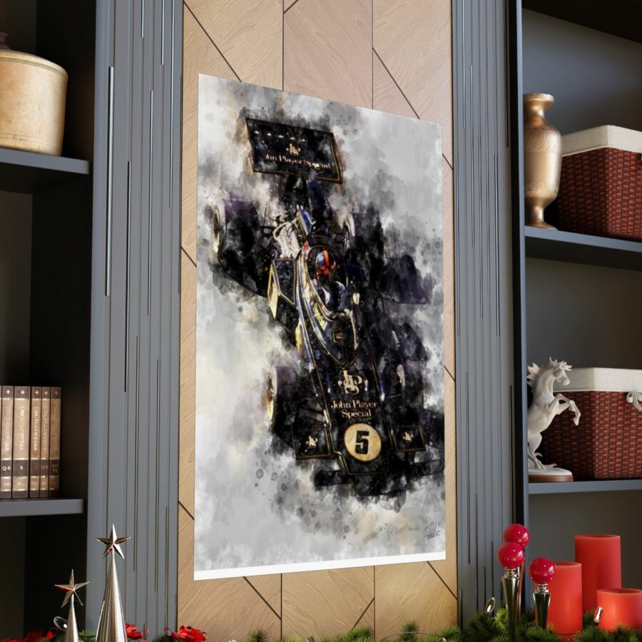 Emerson Fittipaldi, Formula One, Poster F1 Art